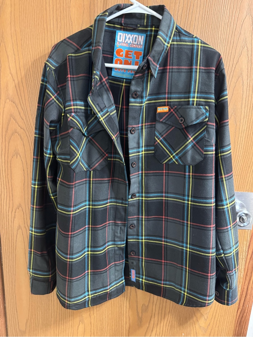 DIXXON GET ON MOTO FEST LIMITED EDITION Plaid Button-Down Shirt